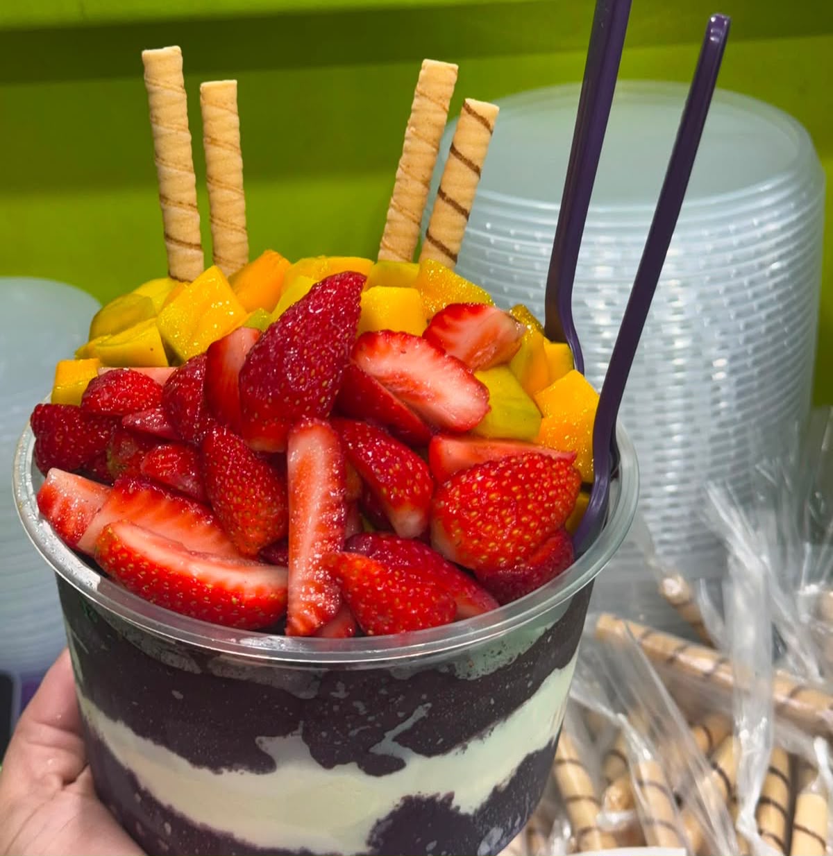 Açaí com Frutas